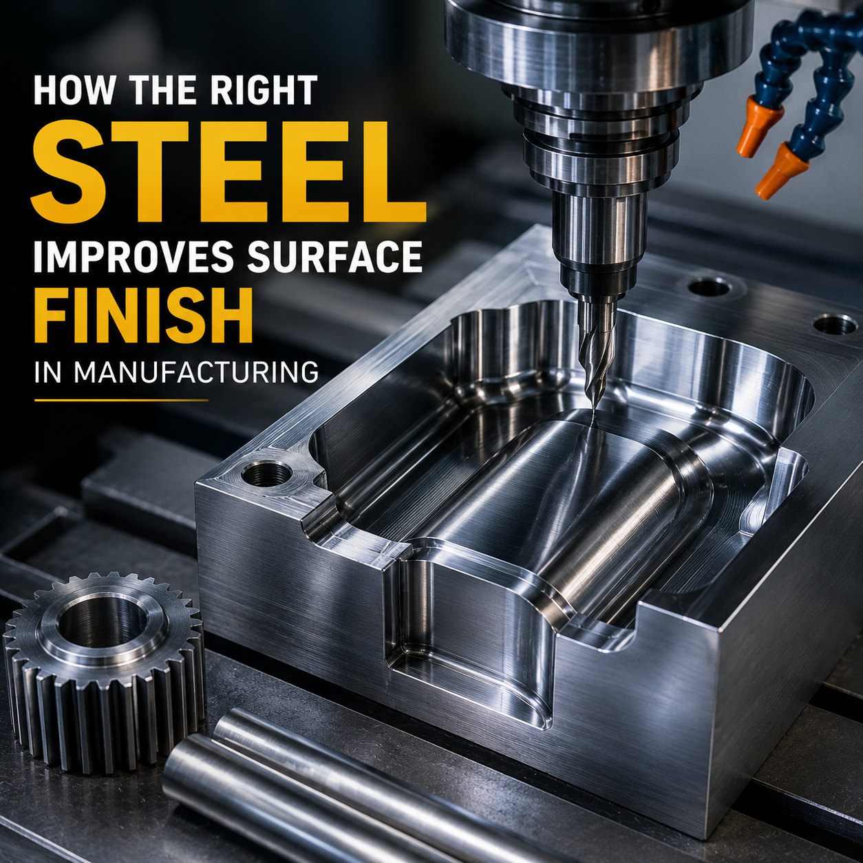 How the Right Steel Improves Surface Finish in Manufacturing ?