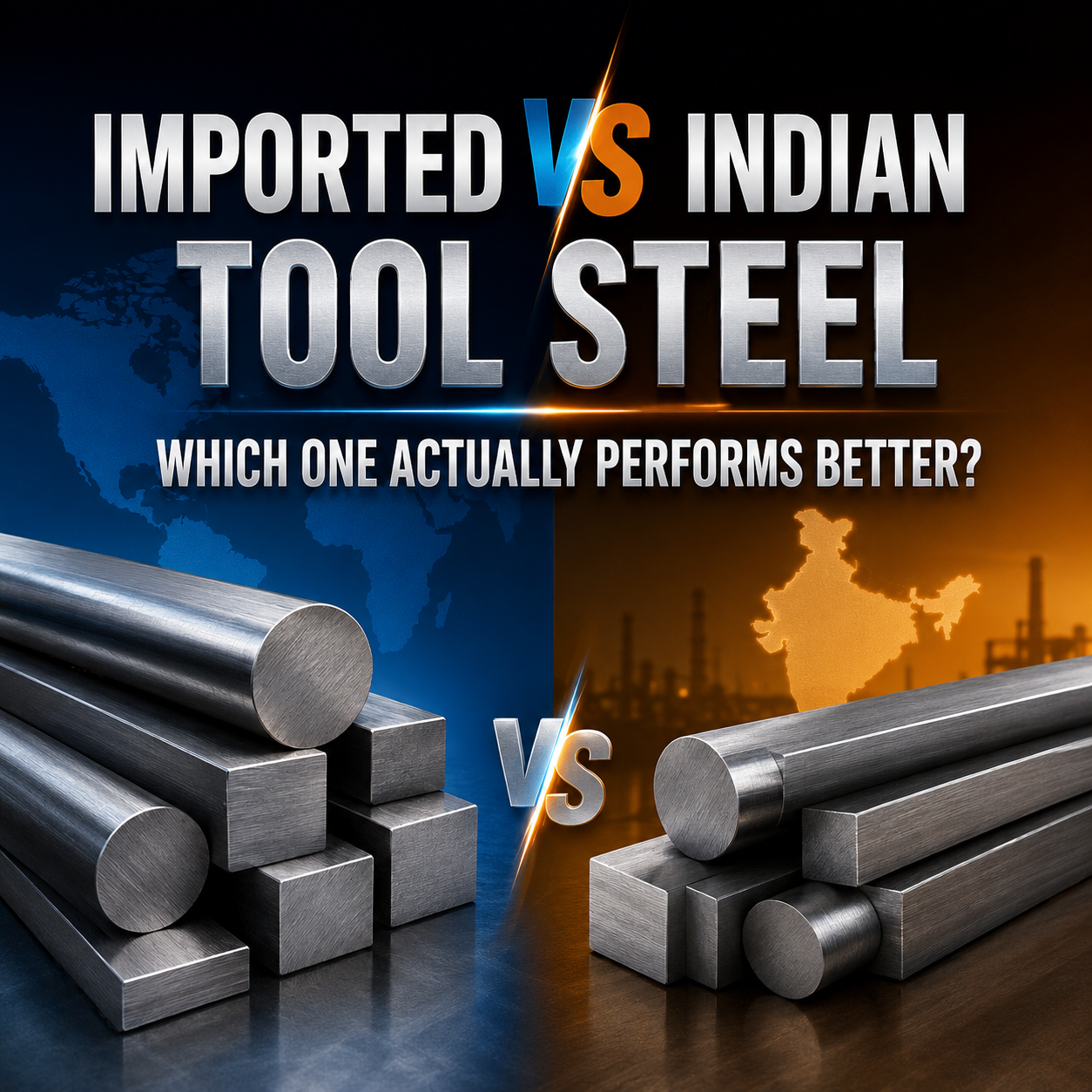 Imported vs Indian Tool Steel : Which One Actually Performs Better?
